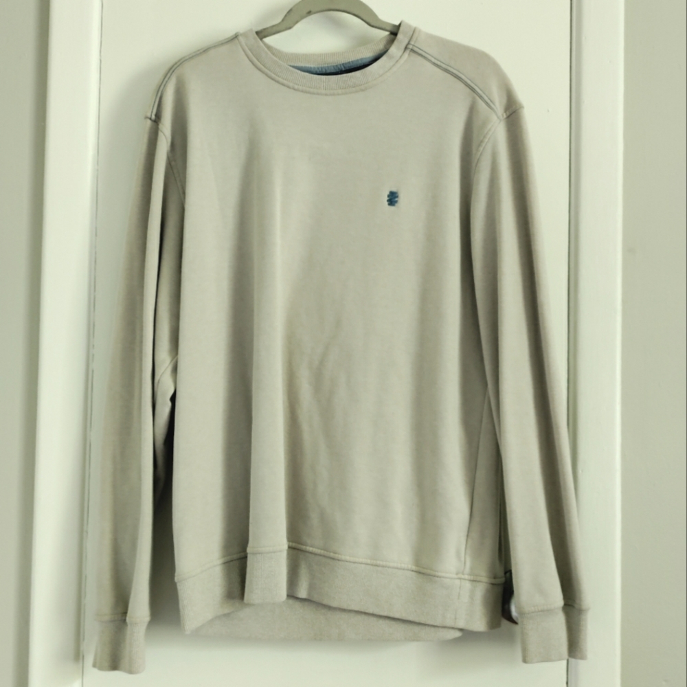 Soft cream fleece lined sweatshirt